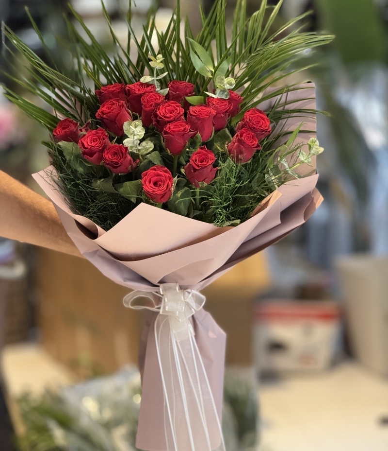 17 Kırmızı Gül Buket